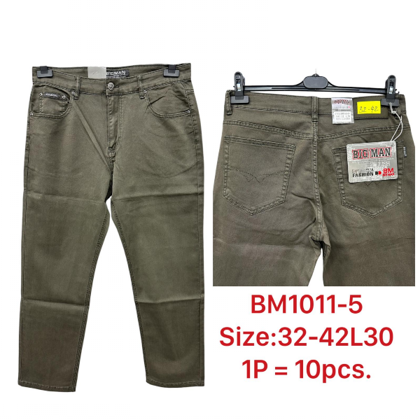 Spodnie męskie jeans Roz 32-42, 1 Kolor .Paczka 10 szt